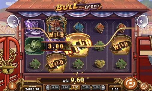 Bull in a Rodeo Game